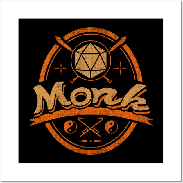 Monk: RPG Tabletop Wall Art by PluginTees